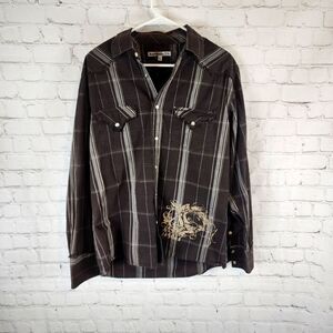 Men's Manchester Ltd button down longsleeve, size Large